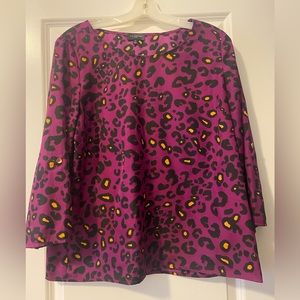 The Limited Petite Leopard Print Blouse